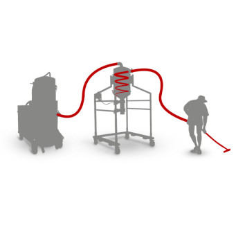 Hopper Pre-Separator For Big-Bag Discharge