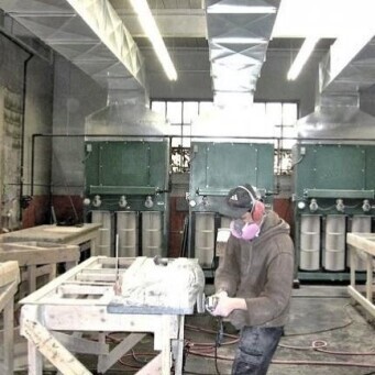 Booth Module Dust Collector for granite