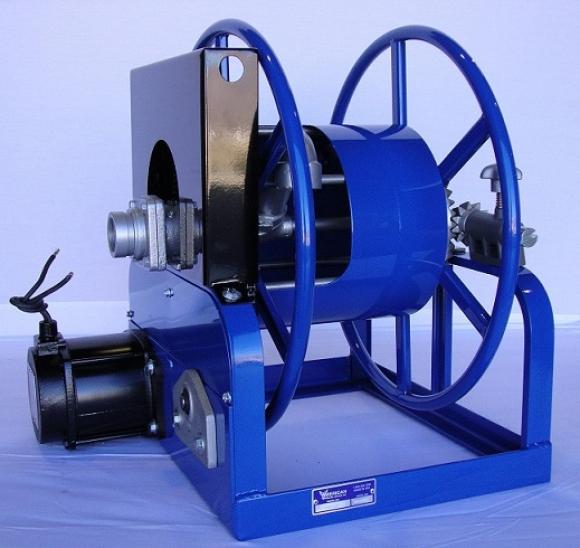 Vacuum hose reel 8M Ø50mm + 2M Ø38mm + damper - Alentec & Orion AB